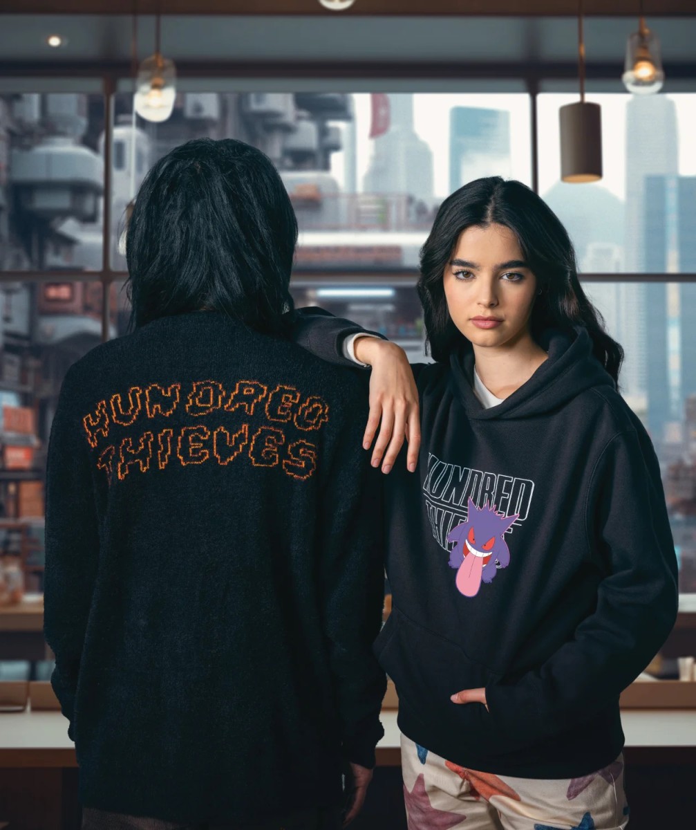 100 Thieves Pokemon Gengar hoodie